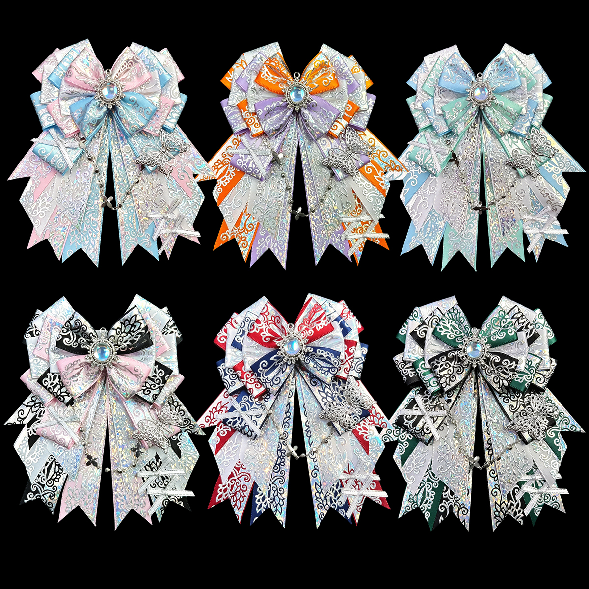 Vintage Fashion Boutique - Vintage Laser Ribbon Bow Brooch, Fake