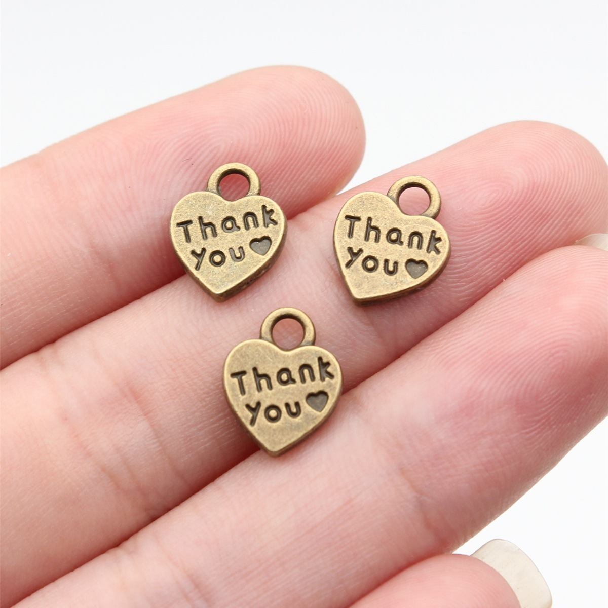 Vintage Fashion Nova - 20pcs 12x10mm 2 Colors Antique Silver