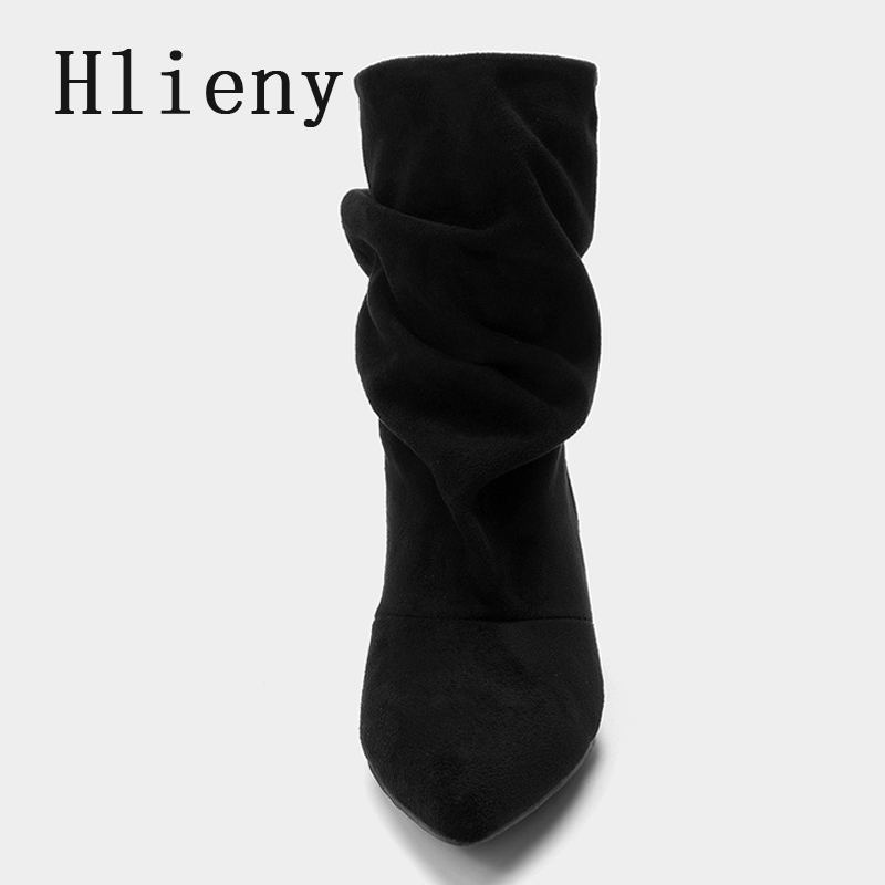 Vintage Fashion Designer - Hlieny Vintage Fashion Pleated Ankle Boots