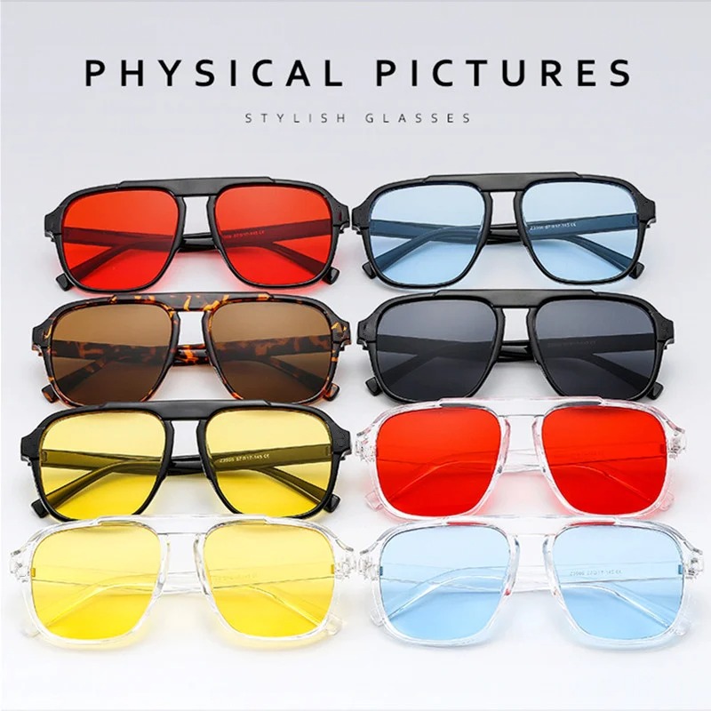 New Oversized Frame Sunglasses - Vintage Fashion Designer incelemesi ve fiyatı
