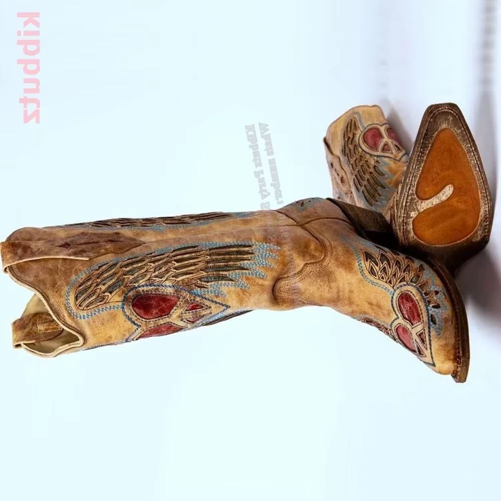 Embroidered Cowboy Western Boo - Vintage Fashion Boots incelemesi ve fiyatı