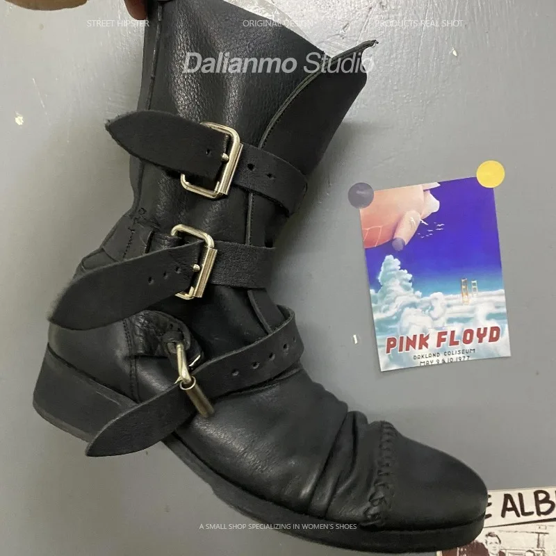 Fashion Men's Genuine Leather  - Vintage Fashion Boots incelemesi ve fiyatı