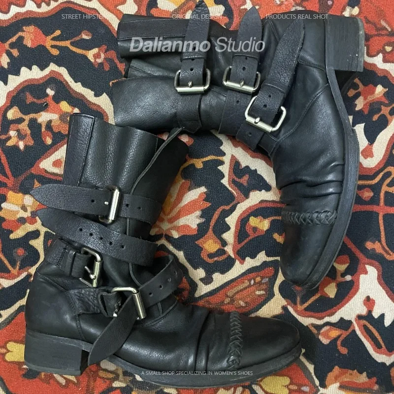 Fashion Men's Genuine Leather  - Vintage Fashion Boots incelemesi ve fiyatı