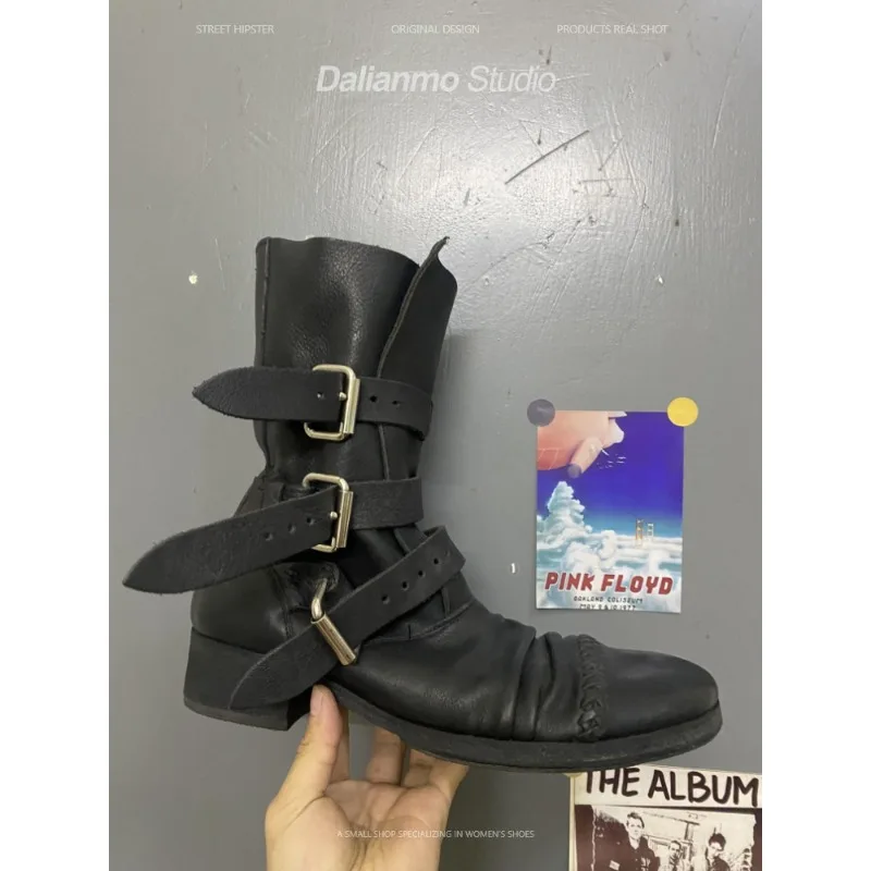 Fashion Men's Genuine Leather  - Vintage Fashion Boots incelemesi ve fiyatı