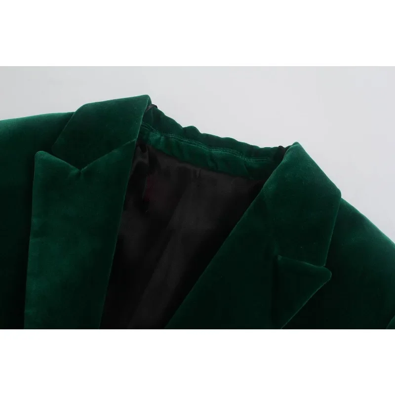 Elegant Velvet Women Blazer Fa - Velvet Blazer Vintage incelemesi ve fiyatı