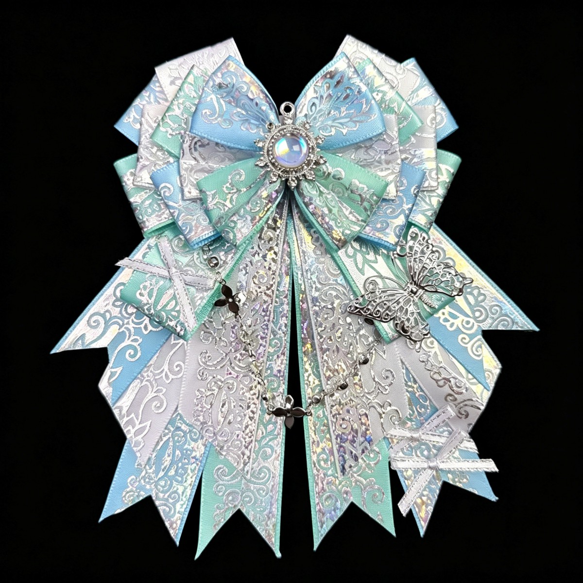 Vintage Laser Ribbon Bow Brooc - Vintage Fashion Boutique incelemesi ve fiyatı