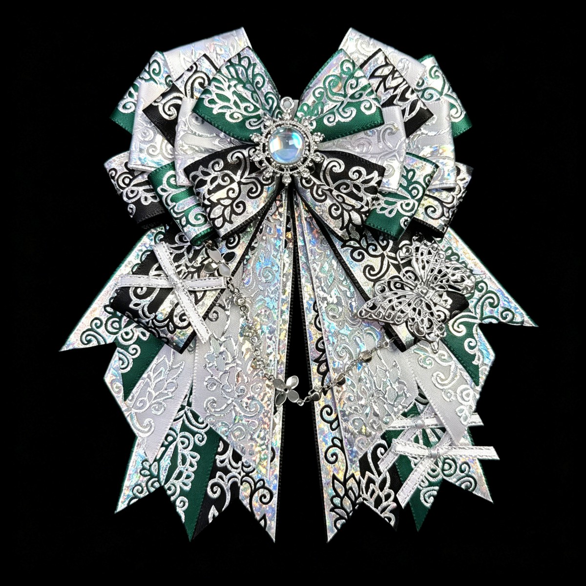 Vintage Laser Ribbon Bow Brooc - Vintage Fashion Boutique incelemesi ve fiyatı