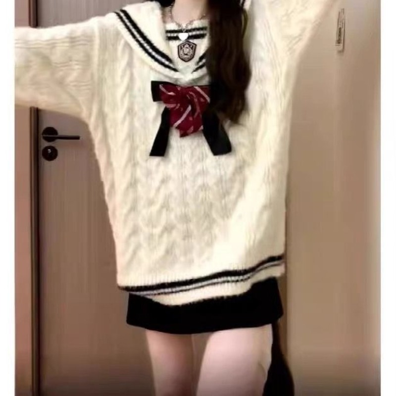 Ezgaga Knitted Sweater Women P - Vintage Fashion Style Female incelemesi ve fiyatı