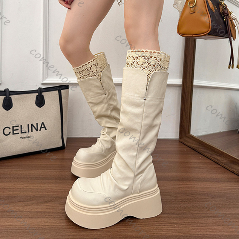 Comemore Gothic Lace Platform  - Vintage Fashion Boots incelemesi ve fiyatı