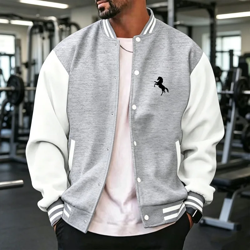 Men Color Block Baseball Jacke - Varsity Jacket Wool incelemesi ve fiyatı