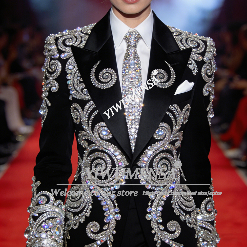 Sparkly Beaded Stones Suits Wo - Velvet Blazer Vintage incelemesi ve fiyatı