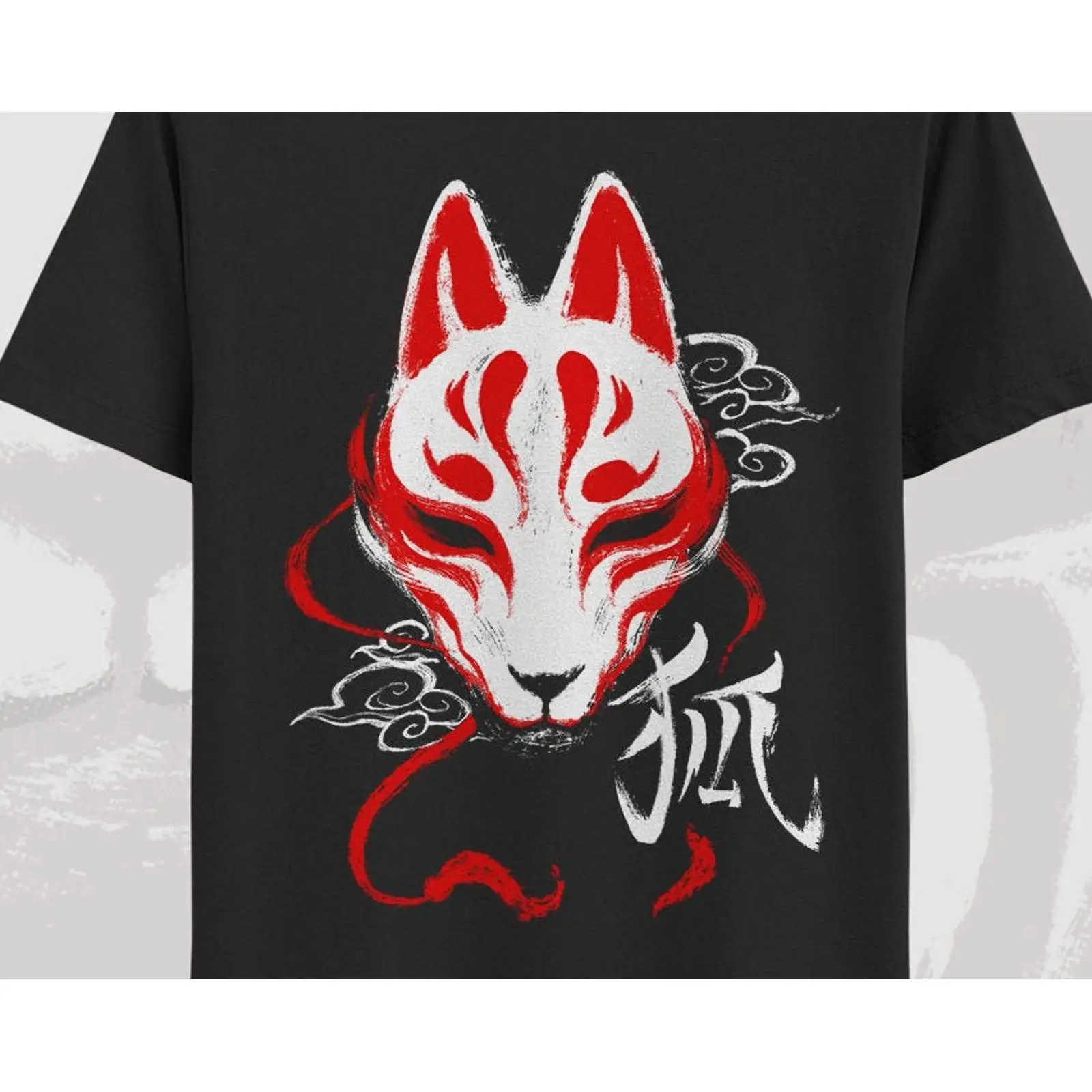 Kitsune mask T shirt japanese  - Vintage Fashion In Tokyo incelemesi ve fiyatı