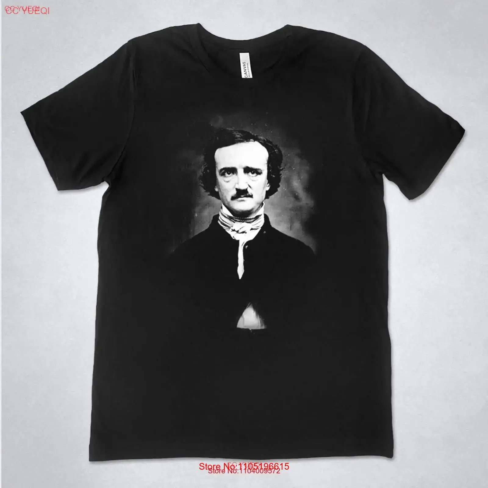 Edgar Allan Poe shirt portrait - Vintage Fashion Photos incelemesi ve fiyatı