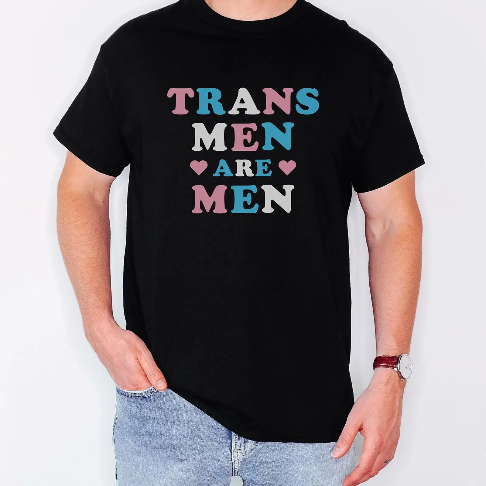 Trans Men Are T Shirt Pride LG - Vintage Queer Fashion incelemesi ve fiyatı