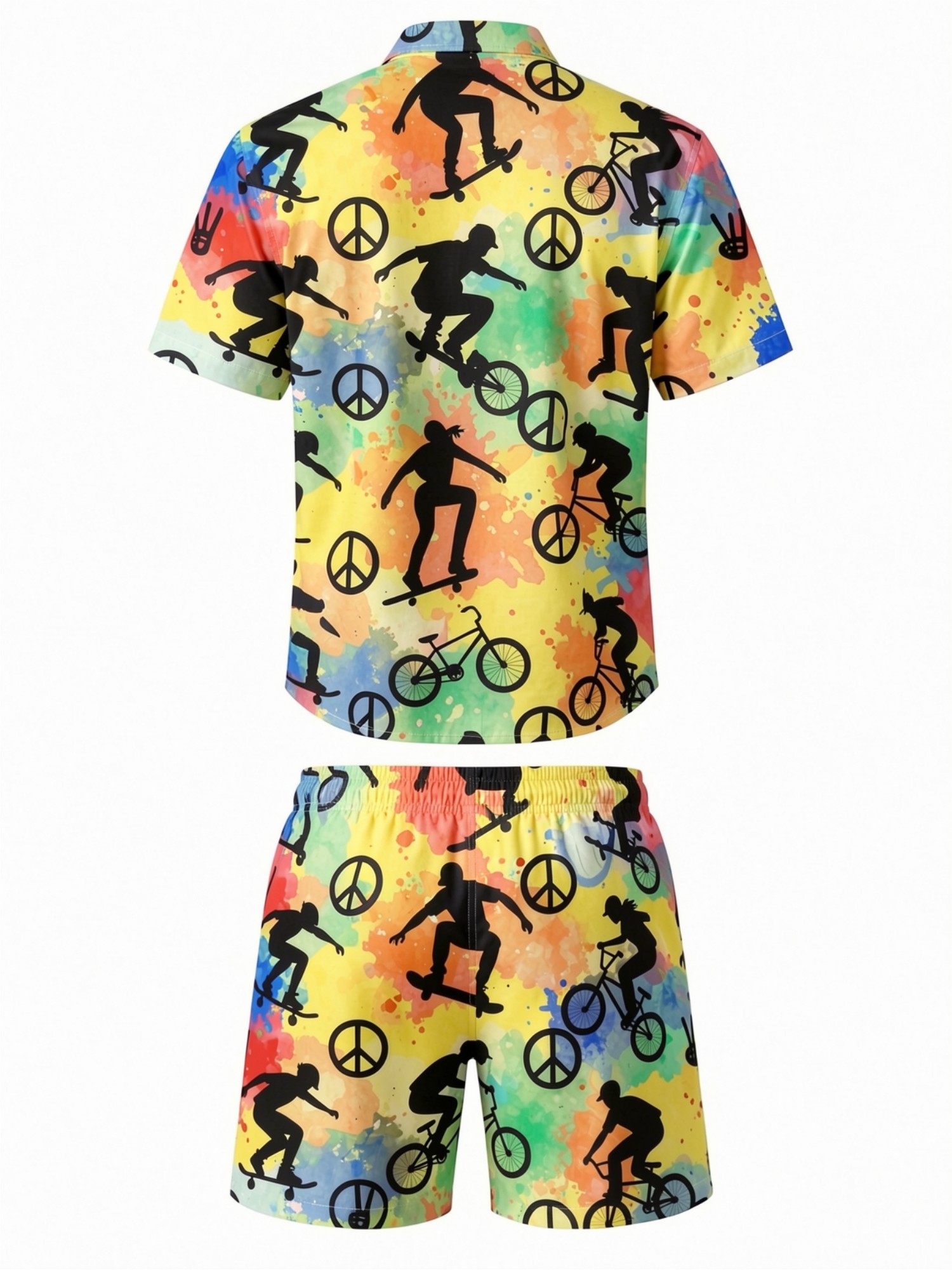 Mens Floral Short Sleeve Shirt - Printed Floral Shirt incelemesi ve fiyatı