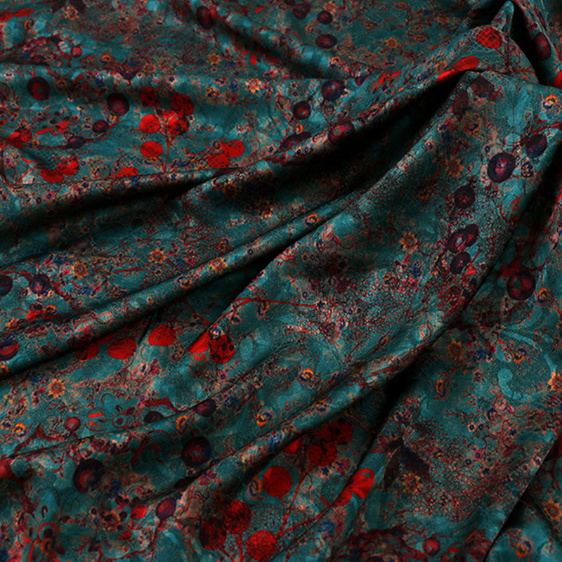 1m Floral Printed Fabric Imita - Printed Floral Shirt incelemesi ve fiyatı