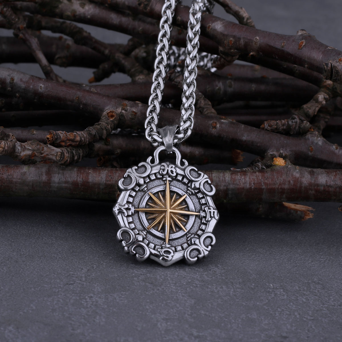 316L Stainless Steel Viking St - Vintage Fashion Boutique incelemesi ve fiyatı