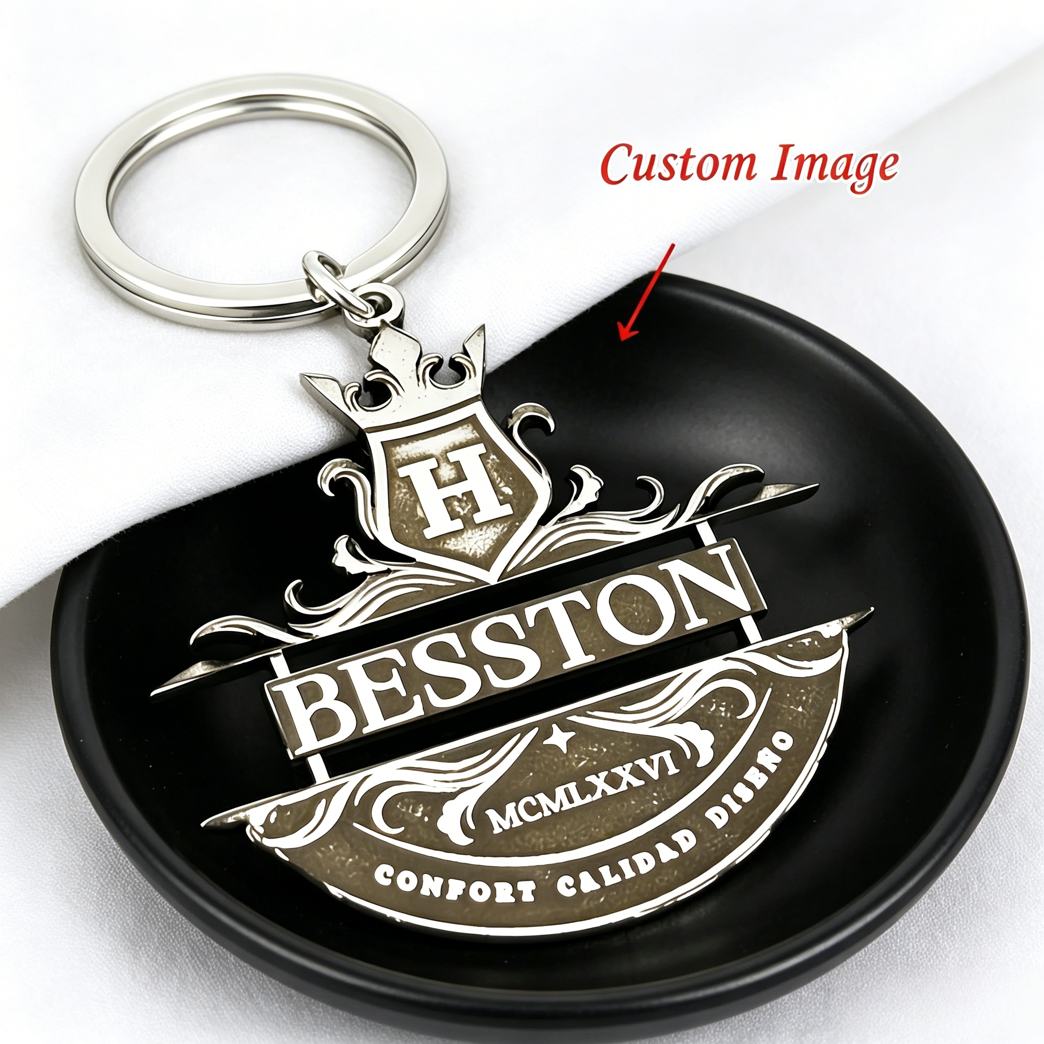 Custom Logo Keychain Vintage P - Vintage Fashion Photos incelemesi ve fiyatı