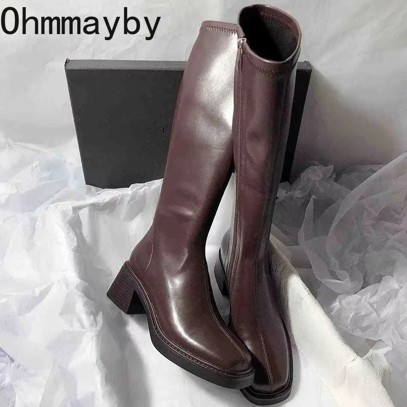 Vintage Thick Heel Women Knee  - Vintage Fashion Boots incelemesi ve fiyatı
