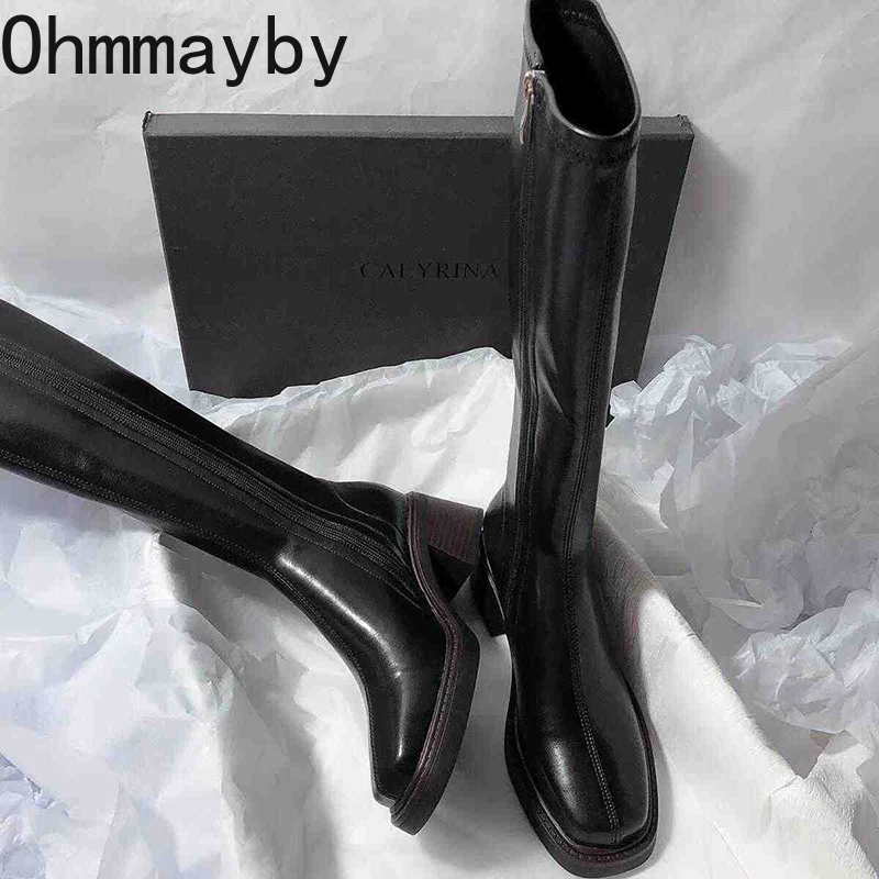 Vintage Thick Heel Women Knee  - Vintage Fashion Boots incelemesi ve fiyatı