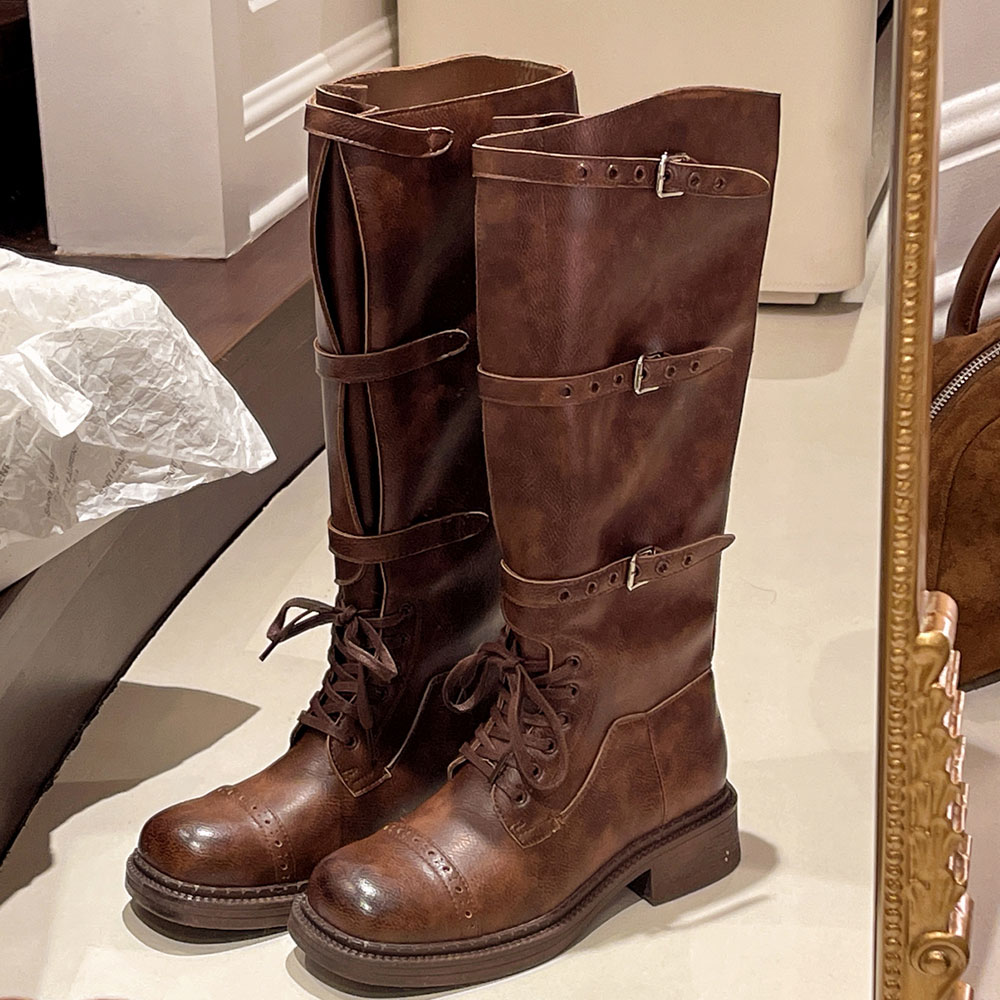 Women's Knee High Boots Vintag - Vintage Fashion Designer incelemesi ve fiyatı