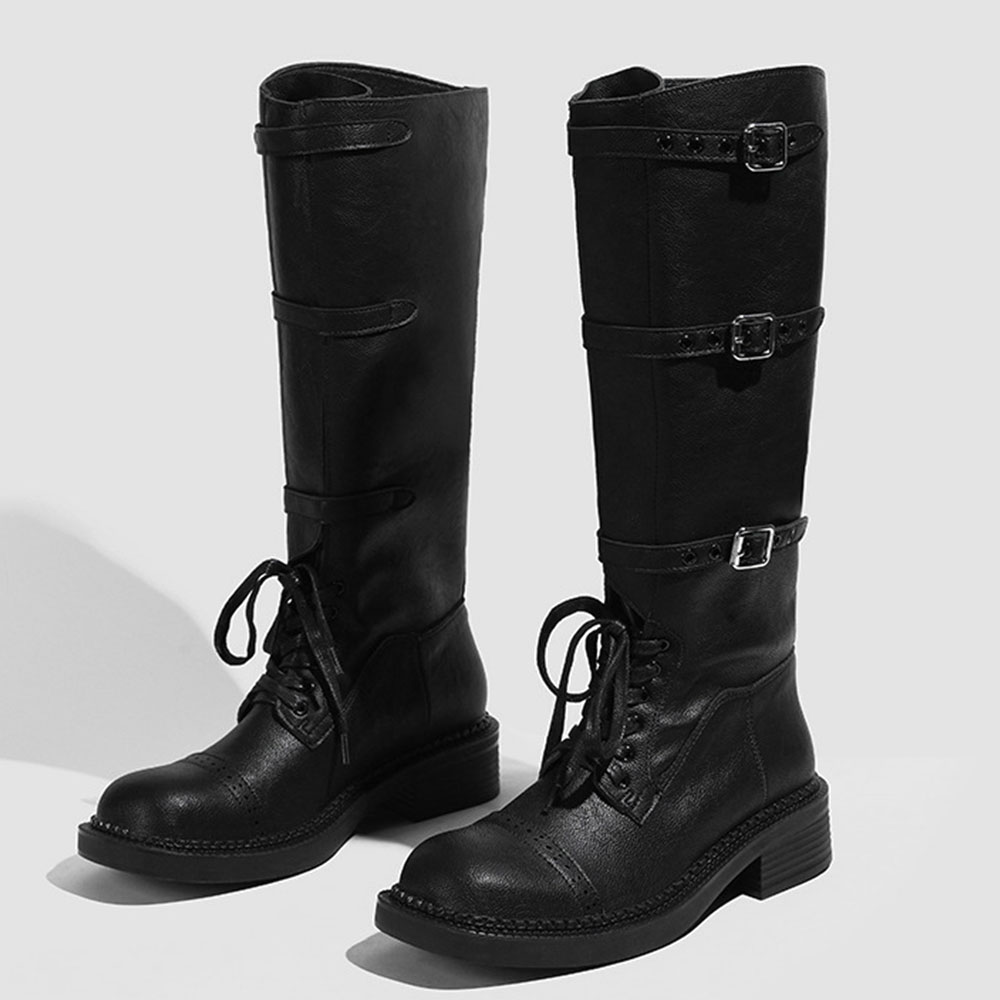 Women's Knee High Boots Vintag - Vintage Fashion Designer incelemesi ve fiyatı