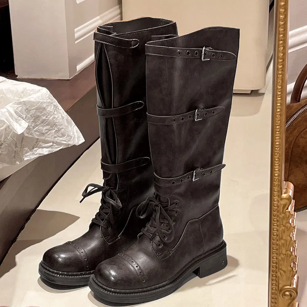 Women's Knee High Boots Vintag - Vintage Fashion Designer incelemesi ve fiyatı