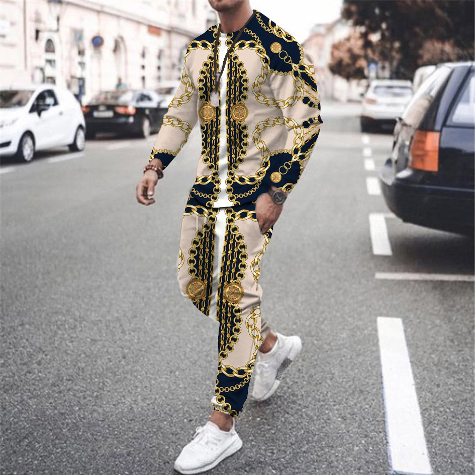 Men's T-Shirts Sets Luxury Vin - Vintage Fashion Outfits Men incelemesi ve fiyatı