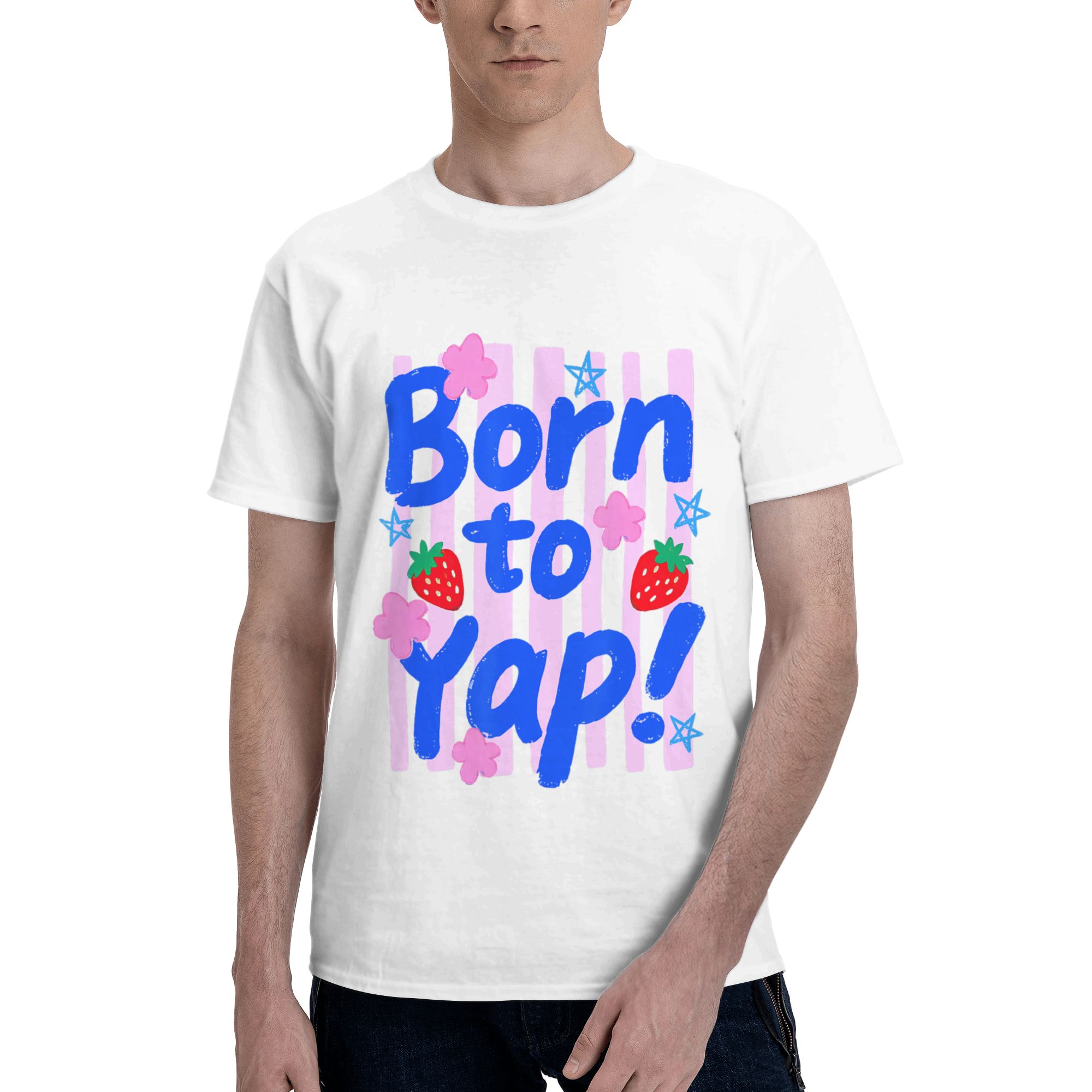 Preppy Born to Yap Stripes Fun - Vintage Fashion Gen Z incelemesi ve fiyatı