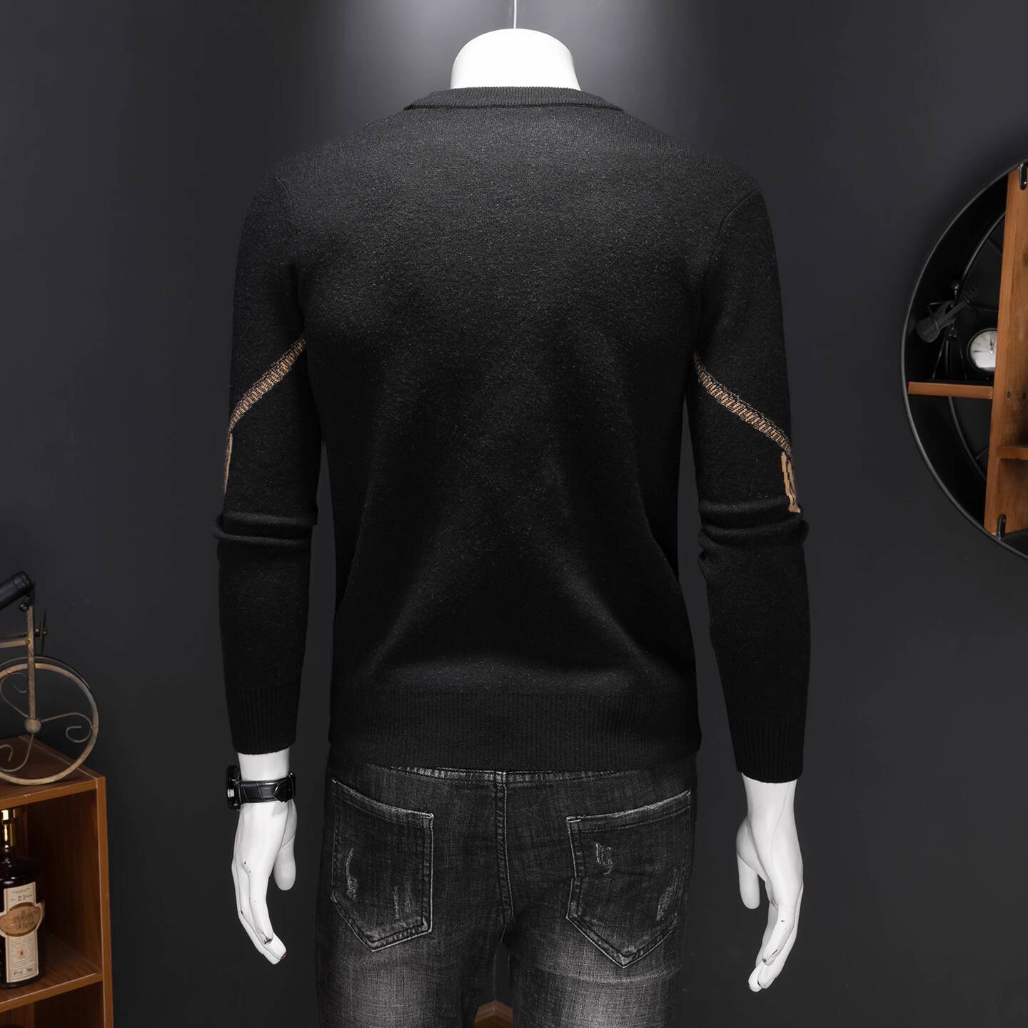 Vintage Fashion Sweater Men Wi - Vintage Fashion Outfits Men incelemesi ve fiyatı