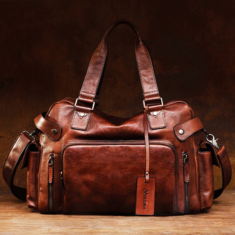 Vintage vegetable tanned leath - Vintage Fashion Boutique incelemesi ve fiyatı