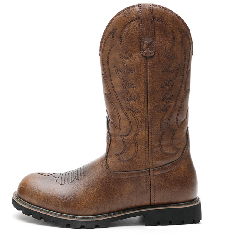 Large Size 48 Men's Boots Clas - Vintage Fashion Boots incelemesi ve fiyatı
