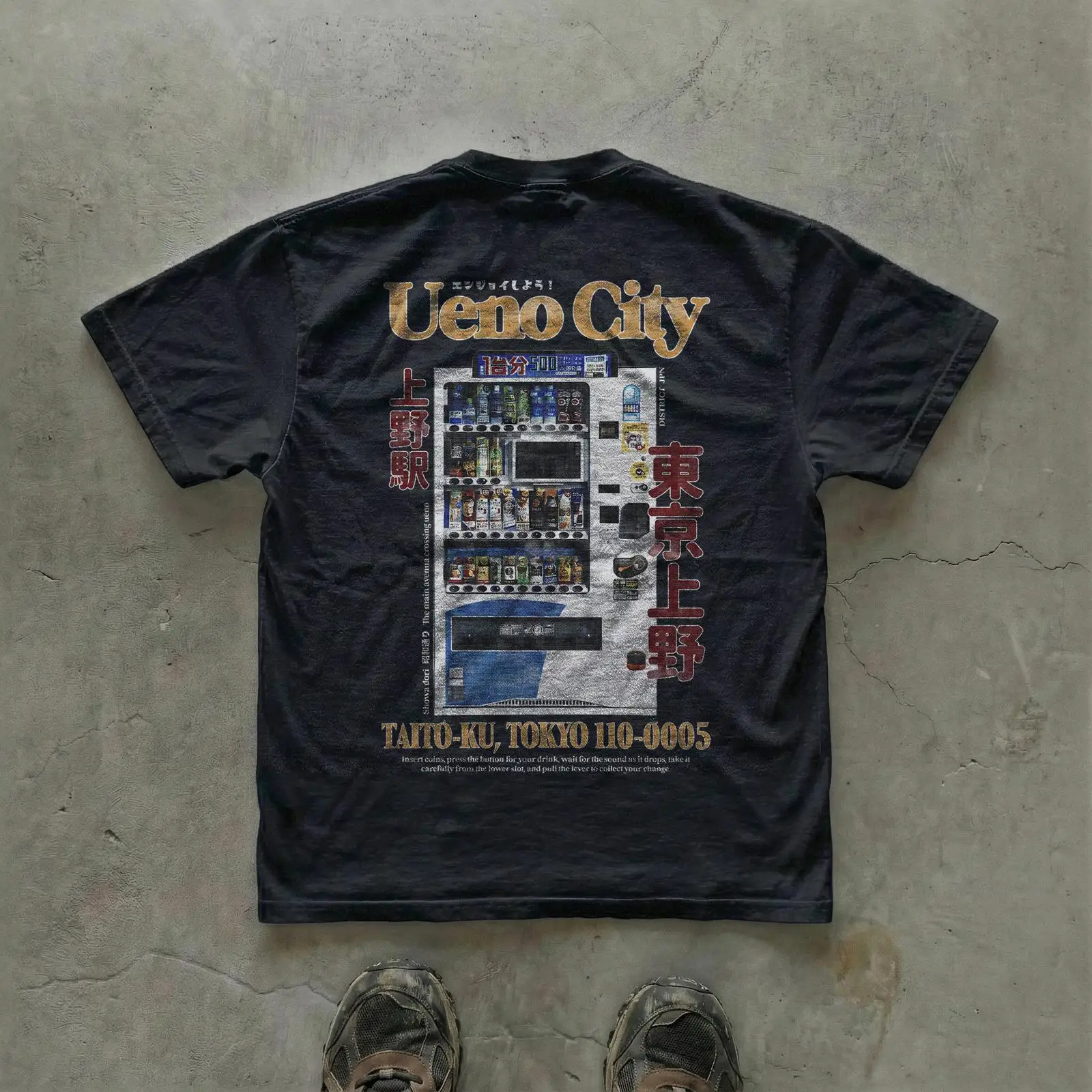 Ueno City Regular Fit T Shirt  - Vintage Fashion In Tokyo incelemesi ve fiyatı