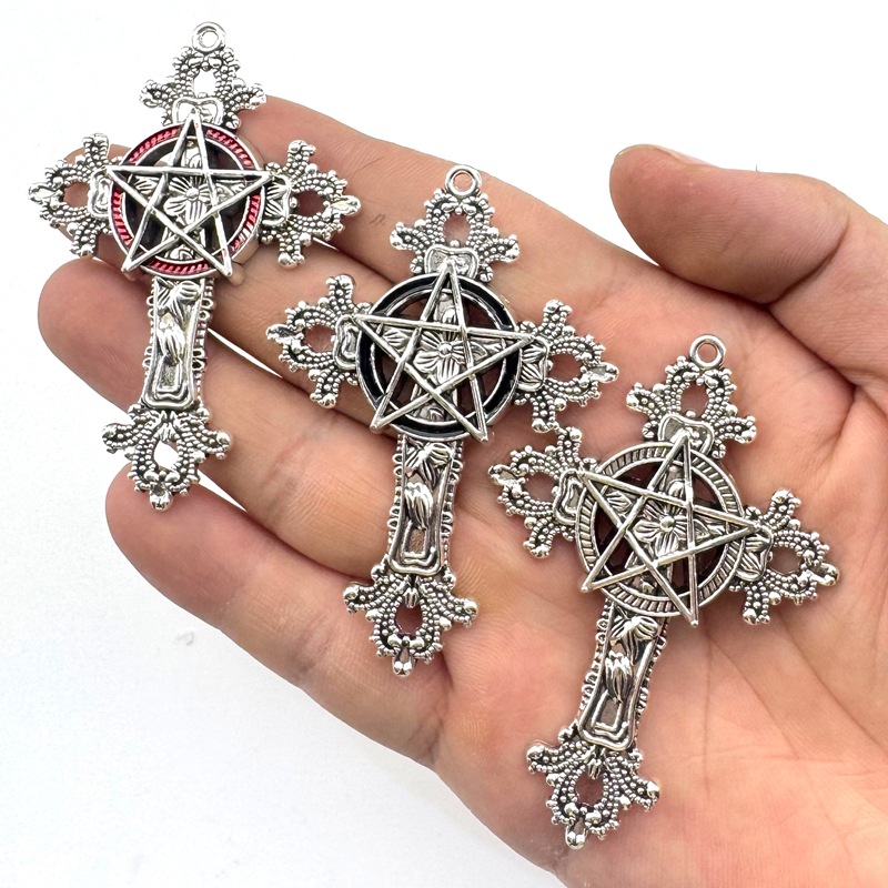 2pcs 30x15mm Gothic Big Cross  - Vintage Fashion Nova incelemesi ve fiyatı