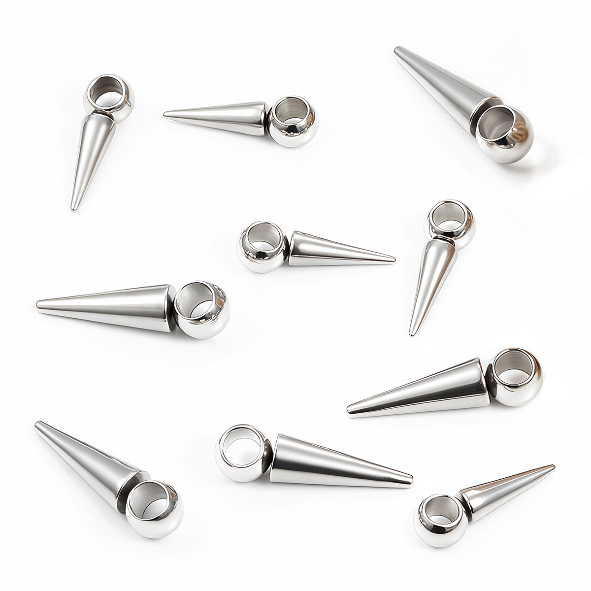 10pcs Retro Cone Charms Pendan - Vintage Fashion Nova incelemesi ve fiyatı