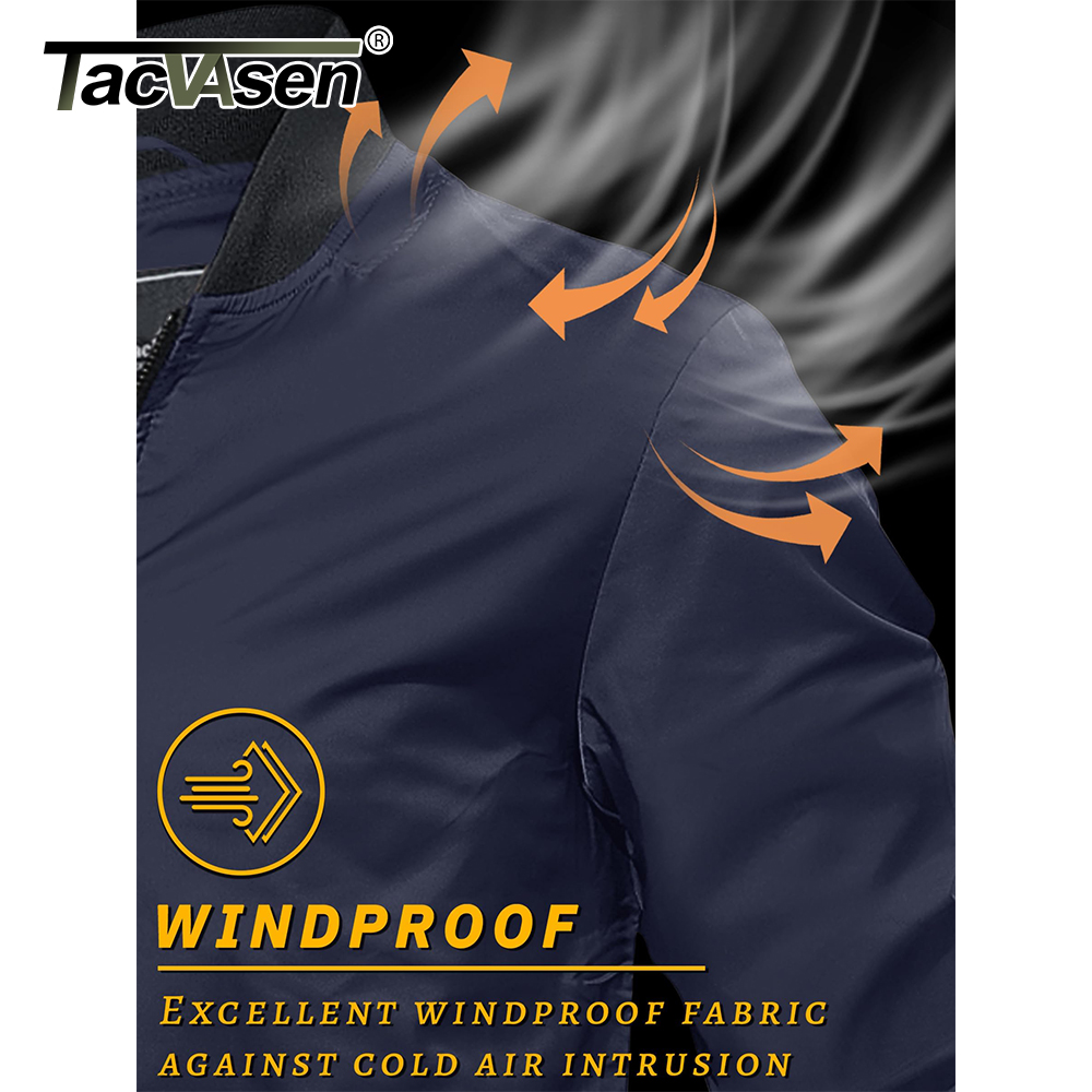 TACVASEN Men's Varsity Jacket  - Varsity Jacket Wool incelemesi ve fiyatı