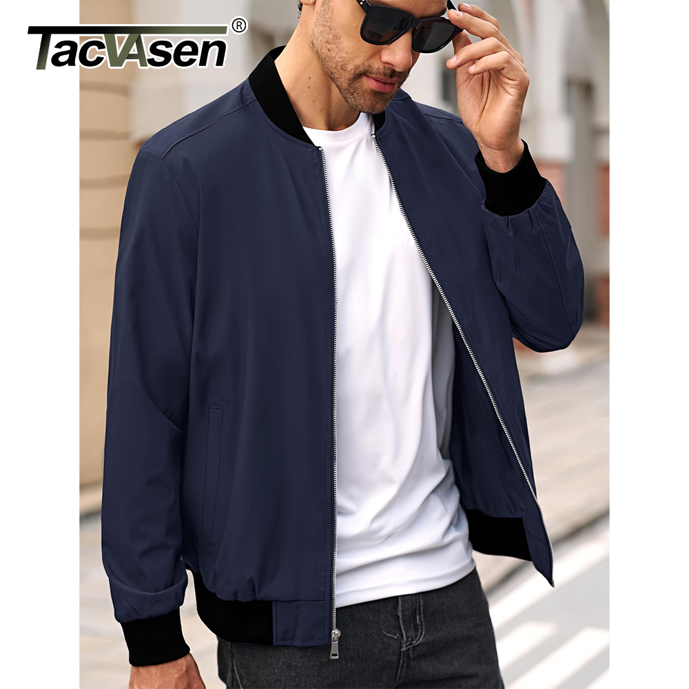 TACVASEN Men's Varsity Jacket  - Varsity Jacket Wool incelemesi ve fiyatı
