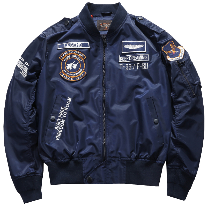 Men's Spring Tactical Army MA- - Varsity Jacket Wool incelemesi ve fiyatı
