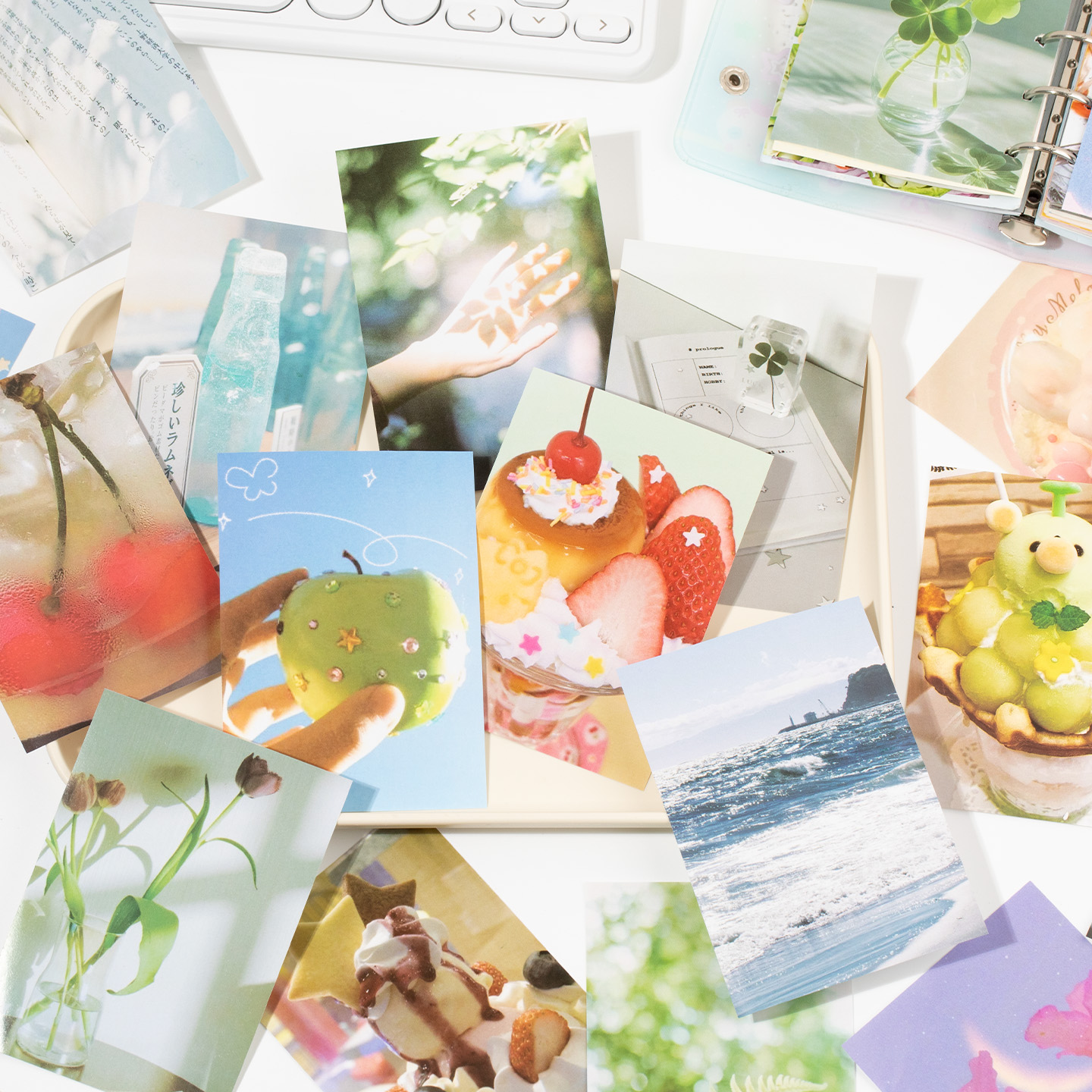 50 pcs ins style Decorative Pa - Vintage Fashion Magazines incelemesi ve fiyatı
