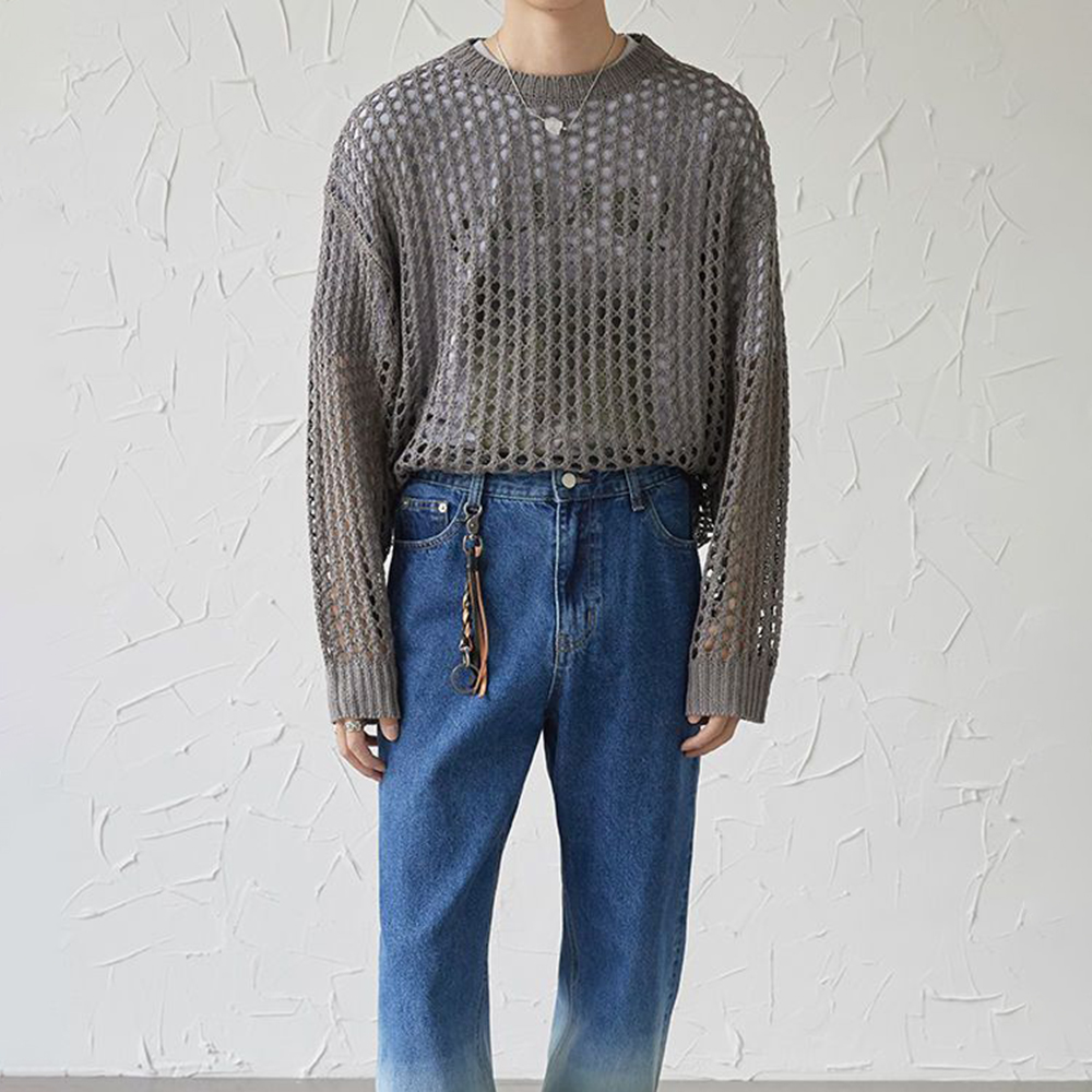 Mens Y2k Hollow Out Outfits Se - Vintage Fashion Outfits Men incelemesi ve fiyatı