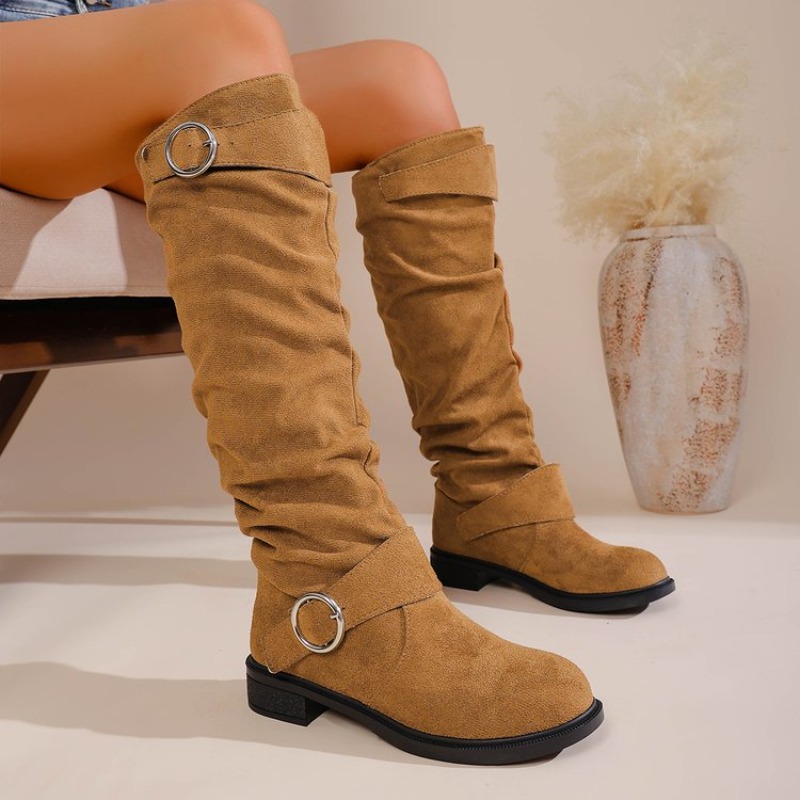 Vintage Western Style Knee Hig - Vintage Fashion Boots incelemesi ve fiyatı
