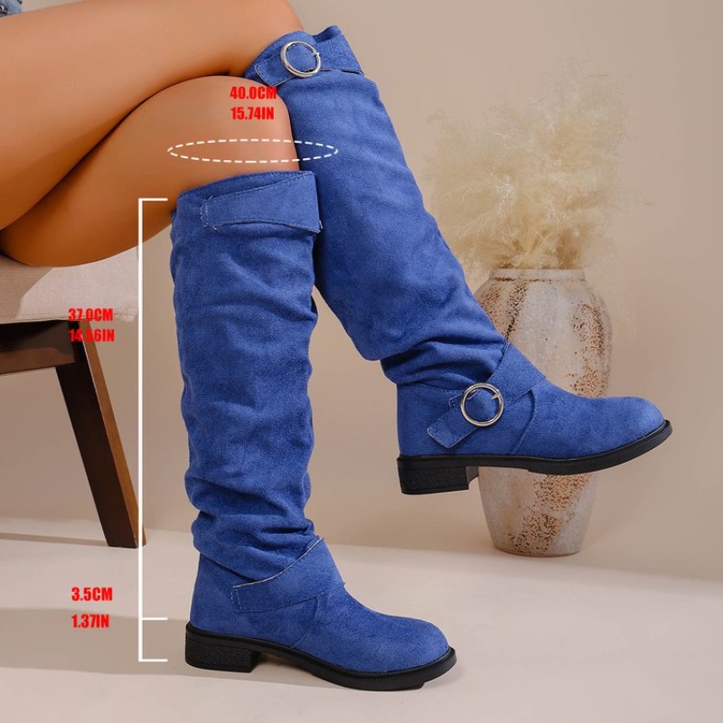 Vintage Western Style Knee Hig - Vintage Fashion Boots incelemesi ve fiyatı