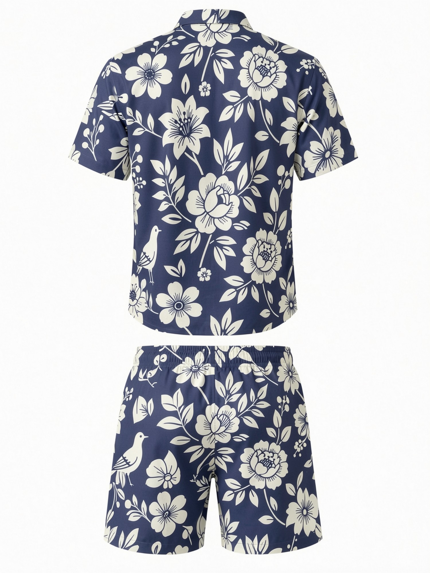 Mens Floral Short Sleeve Shirt - Printed Floral Shirt incelemesi ve fiyatı