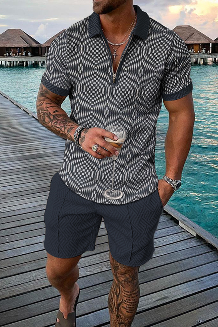 Vintage Men's Summer Casual Po - Vintage Fashion Outfits Men incelemesi ve fiyatı