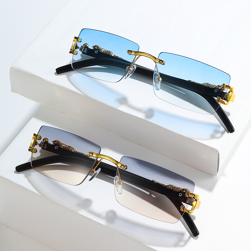 1PCS Fashion Vintage Rimless S - Vintage Fashion Designer incelemesi ve fiyatı