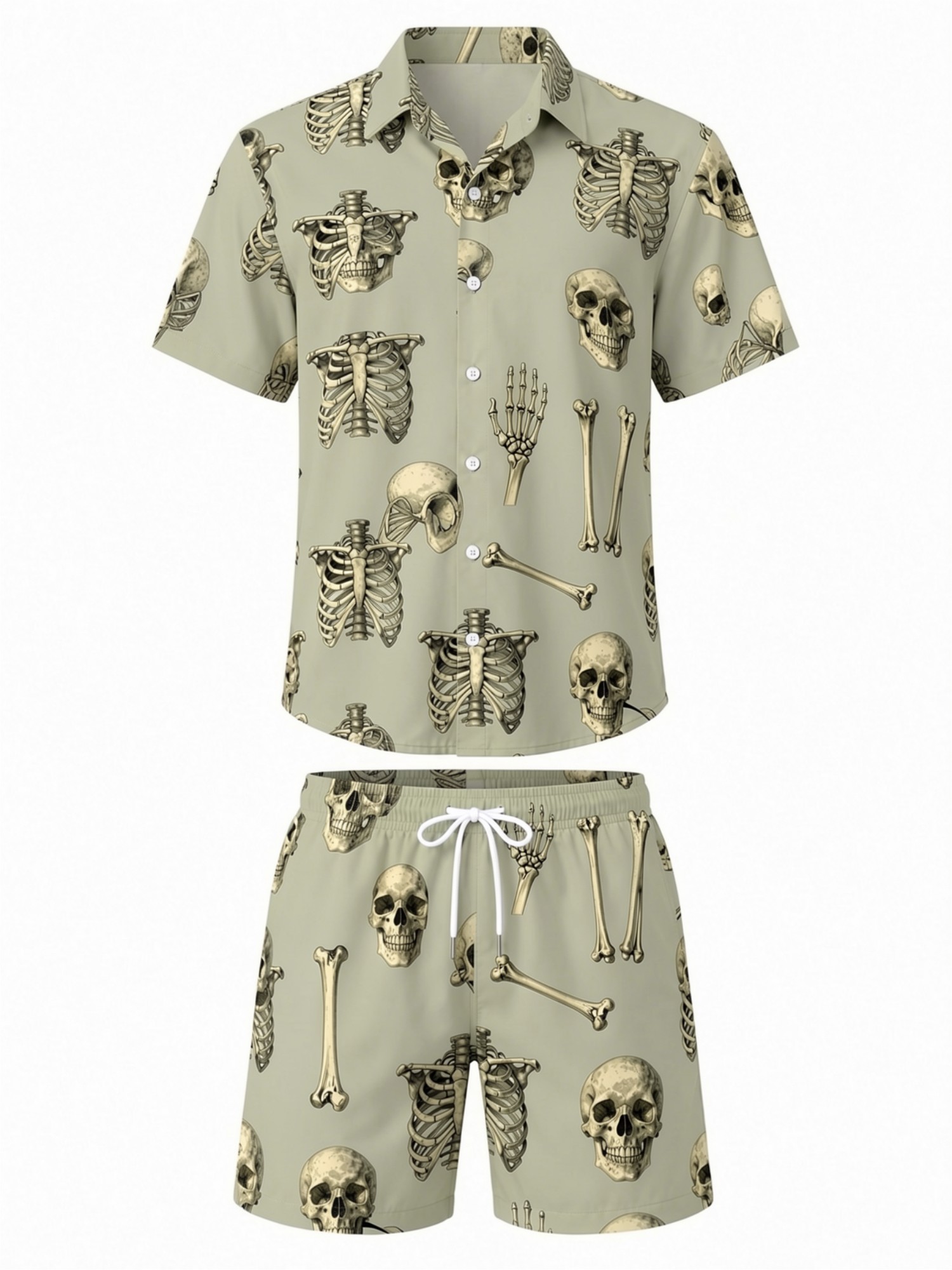 Mens Floral Short Sleeve Shirt - Printed Floral Shirt incelemesi ve fiyatı