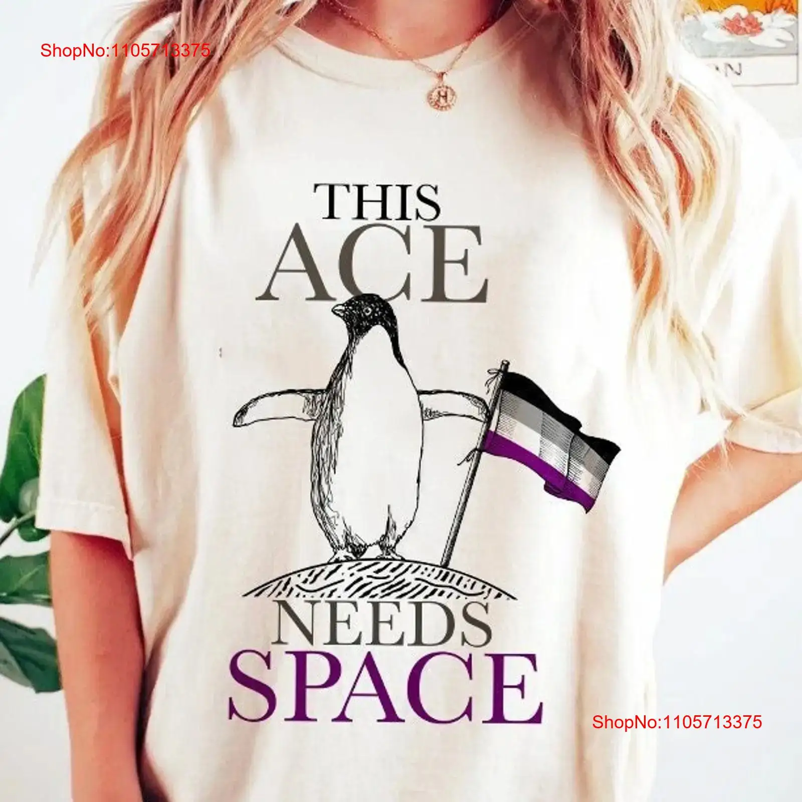This ace needs space shirt ase - Vintage Queer Fashion incelemesi ve fiyatı