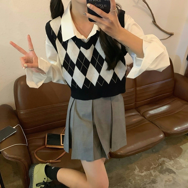 Autumn Fashion Female Vintage  - Vintage Fashion Style Female incelemesi ve fiyatı