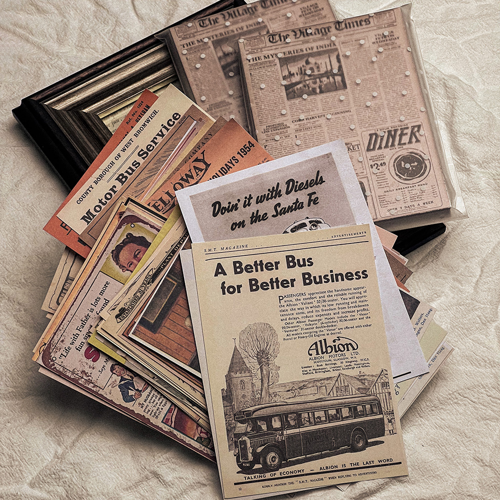 118Pcs Vintage Old Newspaper C - Vintage Fashion Magazines incelemesi ve fiyatı
