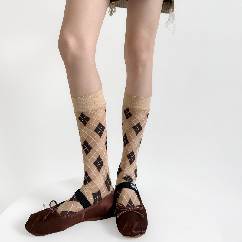 Women Socks College Style Plai - Velvet Blazer Vintage incelemesi ve fiyatı